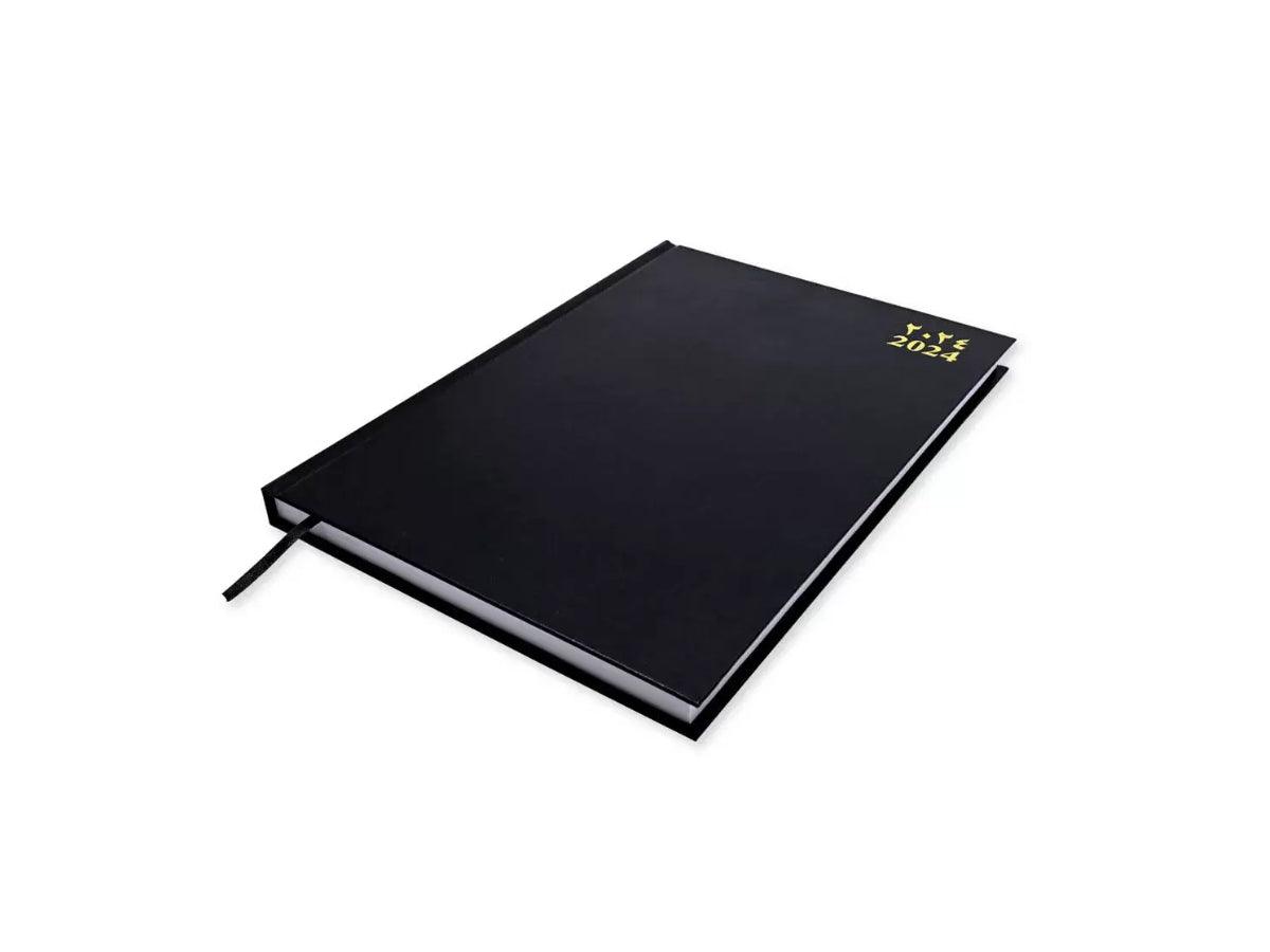 2024 Diary, A4, Vinyl Cover, 1Day/Page Arabic/English (41AE) Dubai