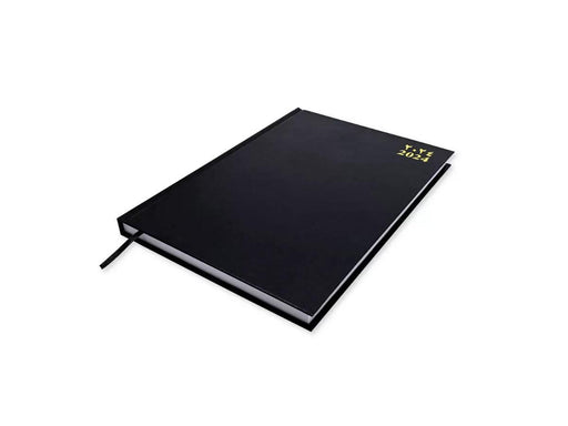 2024 Diary, A4, Vinyl Cover, 1Day/Page - Arabic/English (41AE) - Altimus