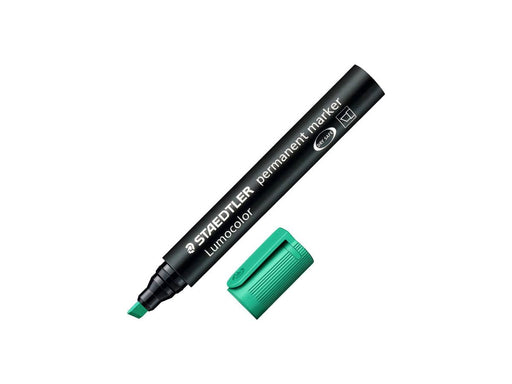 Staedtler Lumocolor Permanent Marker, Chisel Tip, Green - Altimus