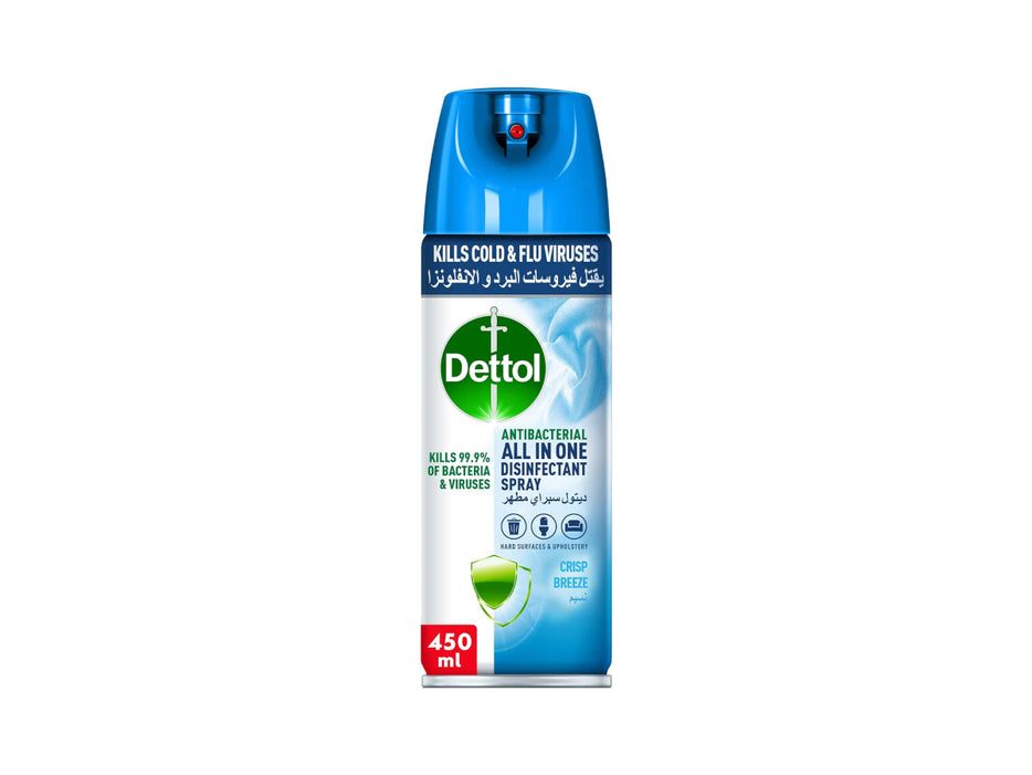 Dettol Disinfectant Surface Cleaning Spray Crisp Breeze 450ml