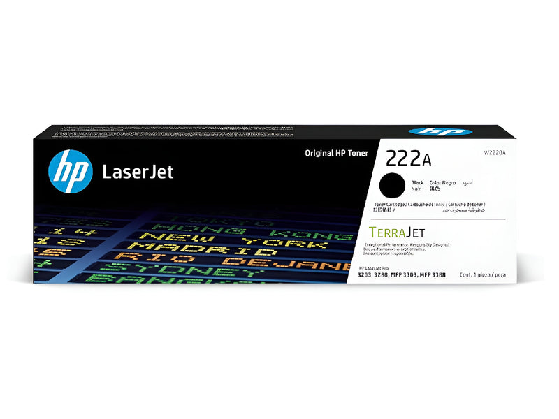 HP 222A Black Original LaserJet Toner Cartridge (W2220A) Dubai & Abu