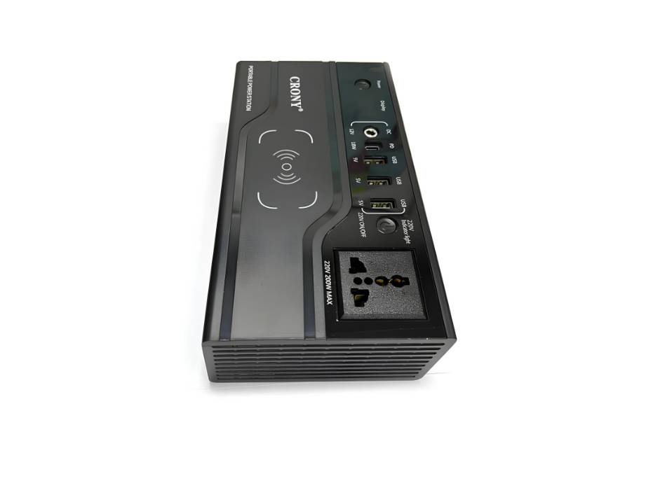 CRONY FAC-200X with wireless charging Portable Power Station AC Power bank module 200W
