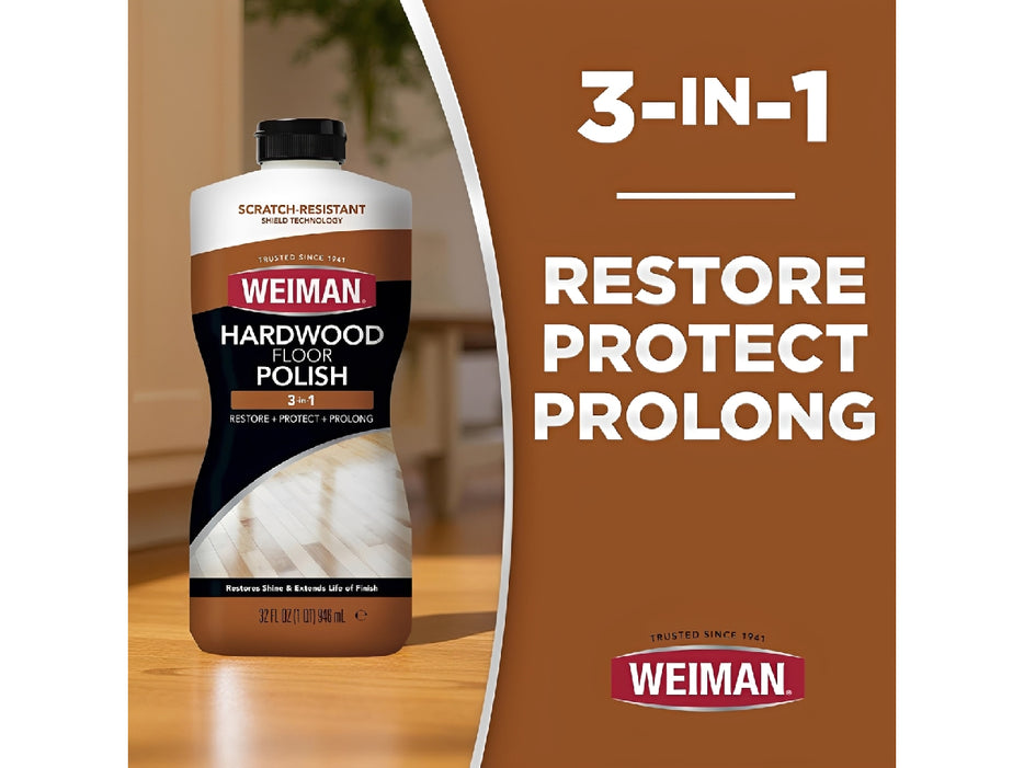 Weiman Wood Floor Polish and Restorer, 32oz