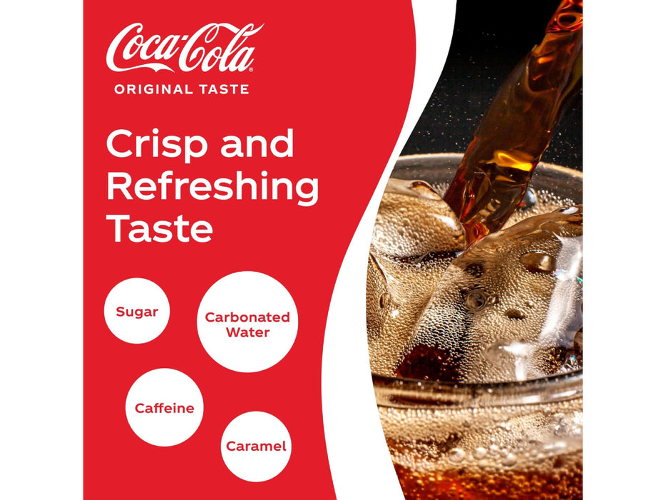 Coca-Cola Regular, Glass Bottle 290ml, Pack of 24