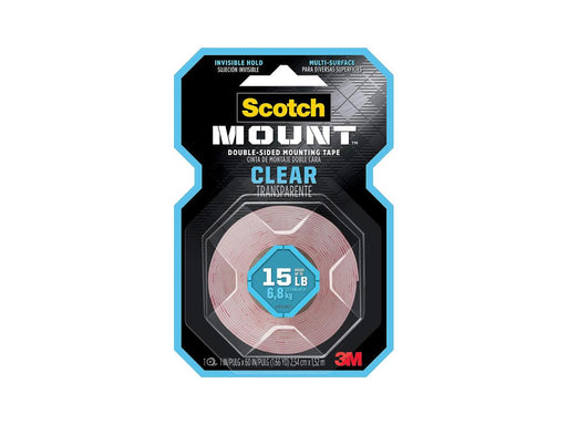 3M Scotch Clear Mounting Tape 1"X60" 410H - Altimus