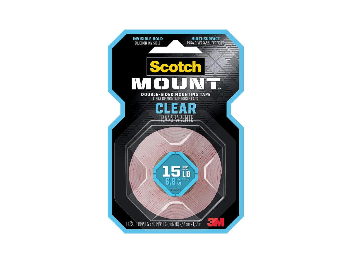 3M Scotch Mounting Tape Double Sided Strong Adhesive 1 x 60 inch