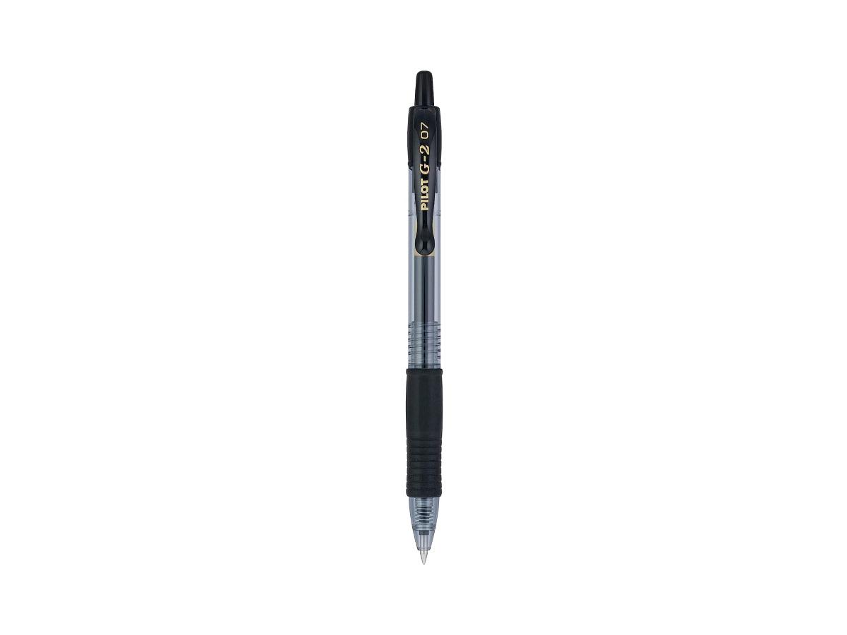 Pilot G2 Fine Retractable Ballpoint Pen 0.7mm - Black (Pack of 12) - Altimus