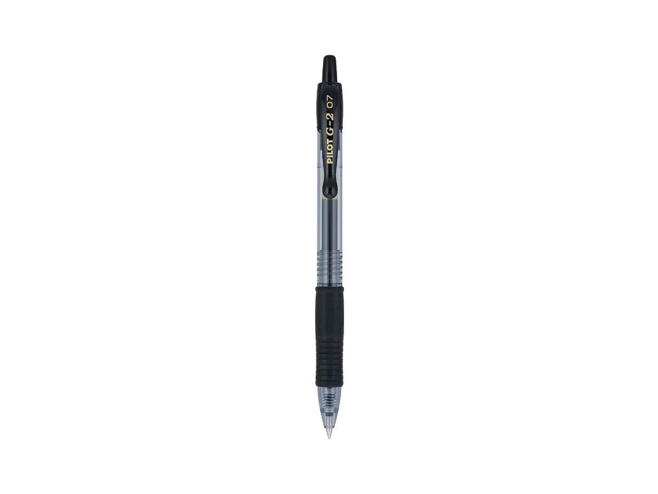 Pilot G2 Fine Retractable Ballpoint Pen 0.7mm - Black (Pack of 12) - Altimus