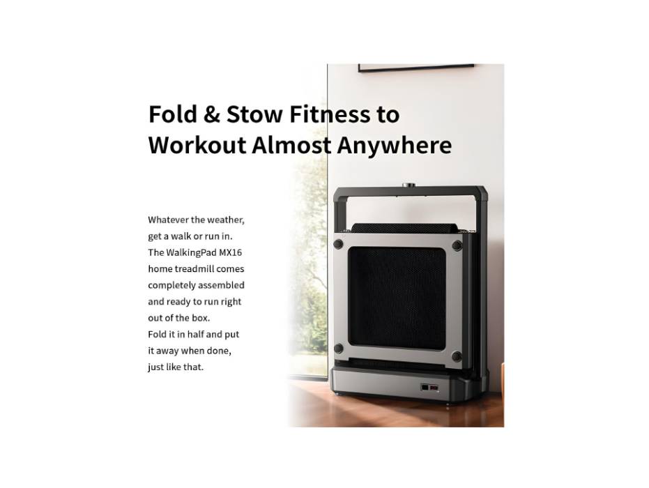 Xiaomi KINGSMITH MX16 Double-Fold Treadmill 2 in 1 Foldable Walking pad and Running Machine for Fitness Exercise