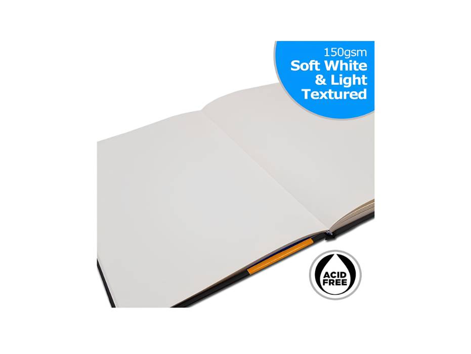 Zieler Hardback Mixed Media Case Bound Sketchbook - A4 (50 sheets, 150gsm)