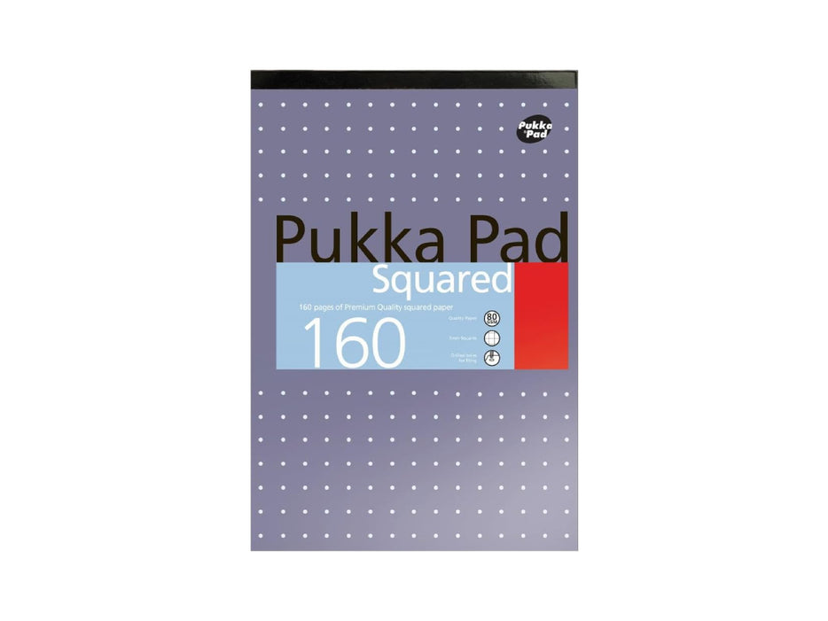 Pukka Pad Squared A4, 80gsm, 160sheets/pad, Assorted Color