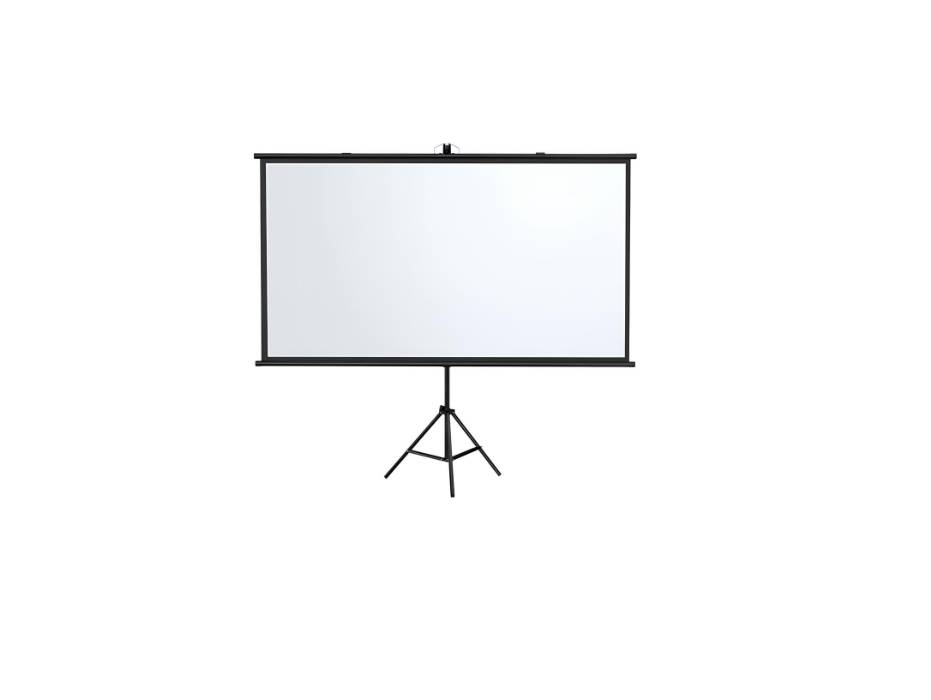 CRONY 72 inch projector screen with stand Portable Foldable Projection Movie Screen Fabric