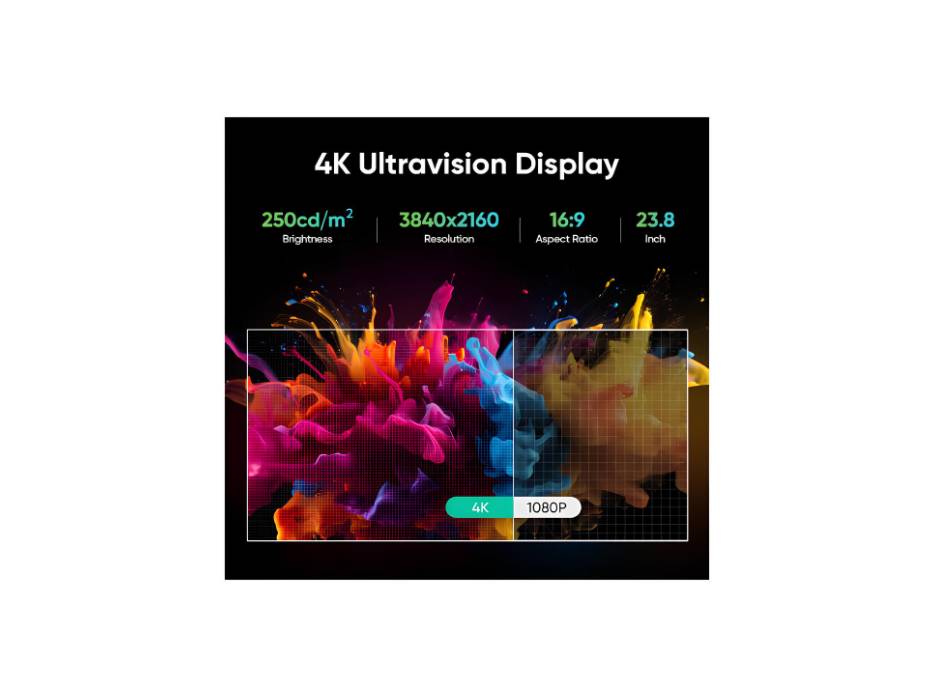 XP-pen Artist Pro 24 Gen2 4K Ultra HD Drawing Tablet with Screen, Dual 16384 Pen Pressure Stylus, Wireless Key dial, 99% Adobe RGB, with Full Laminated AG Pen Display 23.8"