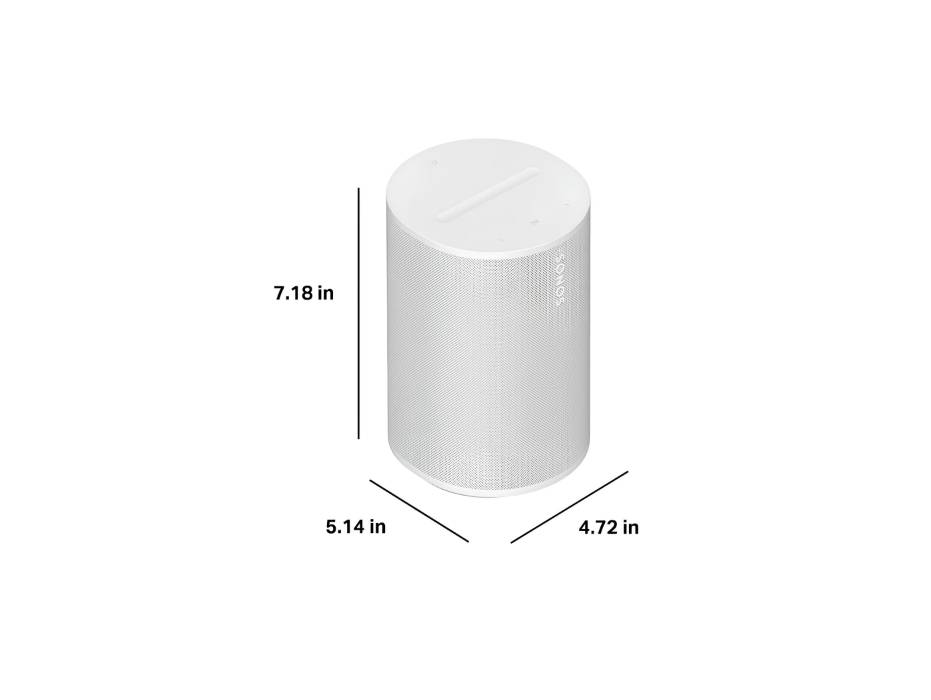 Sonos Era 100 | Smart Speaker with WiFi, Bluetooth, compatible with Amazon Alexa - White