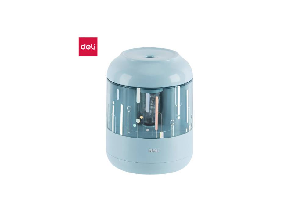 Deli EH508-BL Electric Pencil Sharpener for Graphite Pencils