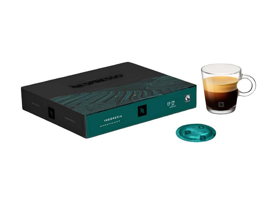 Nespresso Professional Indonesia, Cereal, Malted, Woody, Intensity 9, 50capsules/box