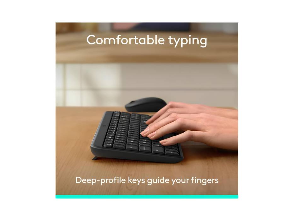 Logitech K250 Bluetooth Keyboard with Numpad, Arabic Layout - Graphite