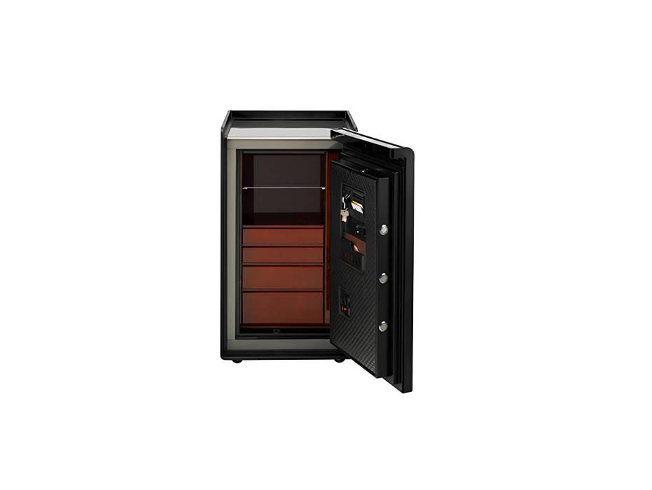 LUCELL Premium Fire Safe LU-3000HG#W - S4SH, Finger print, Digital lock, Black - Crystal
