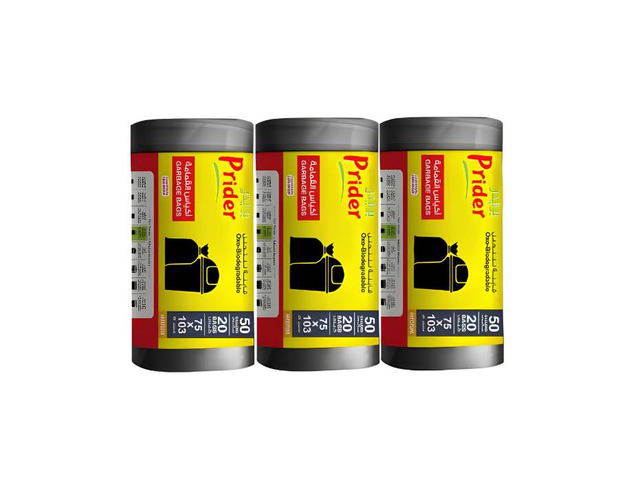 Disposable Garbage Bag, 60pcs, 75x103, 50 Gallons (Pack of 3)