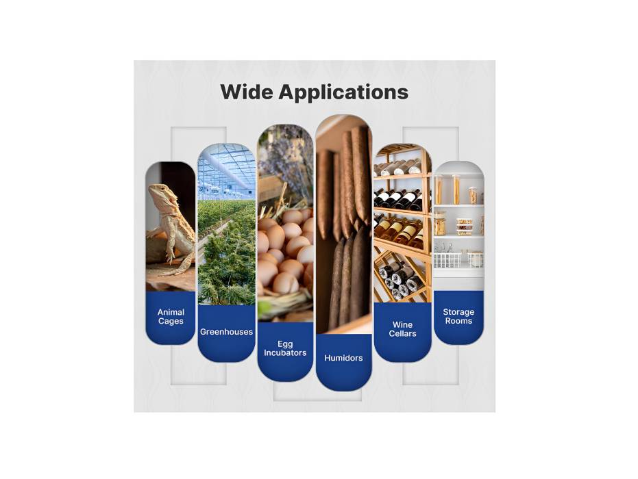 MOES ZigBee Smart Temperature and Humidity Monitor, Thermometer Hygrometer, Works with Tuya Smart Home APP, Compatible with Alexa & Google Home, Requires MOES Hub