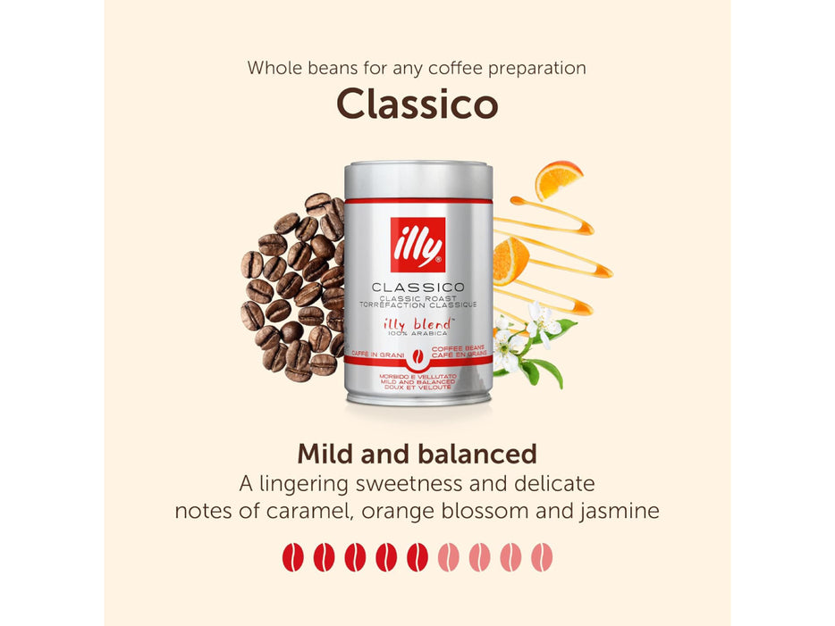 Illy Grani Roasted Coffee Beans 250g