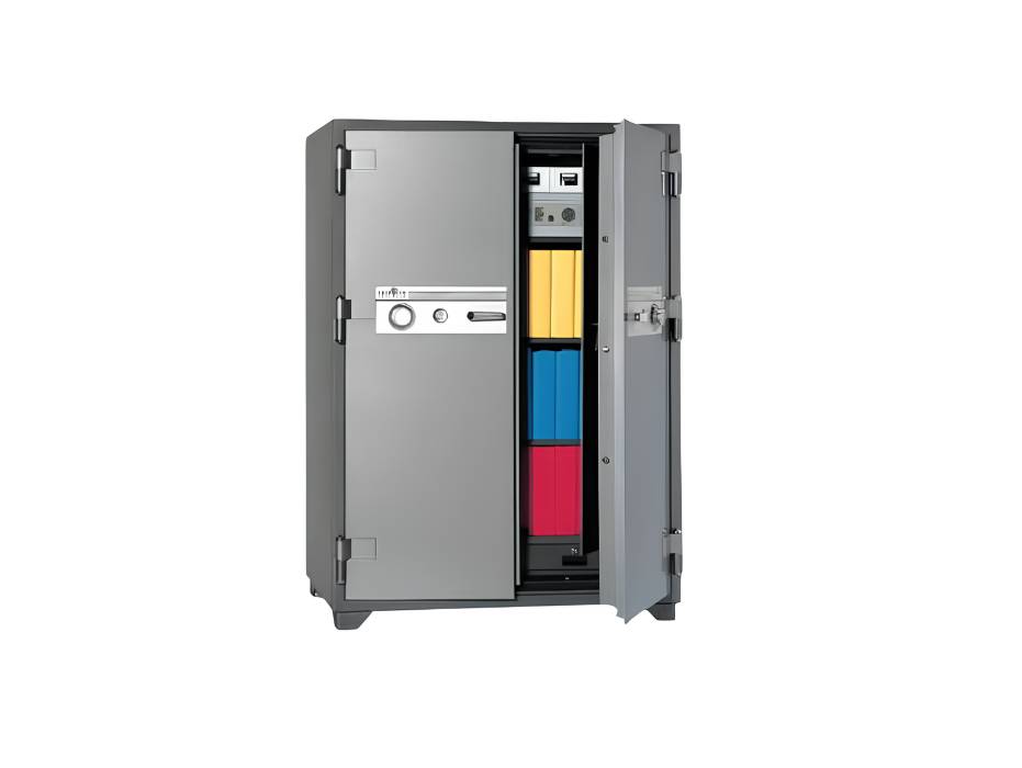 Shinjin Safe Tech Fireproof Office Safe, Model GB-1745, 875 Liters, 657kg With Key and Electronic Lock