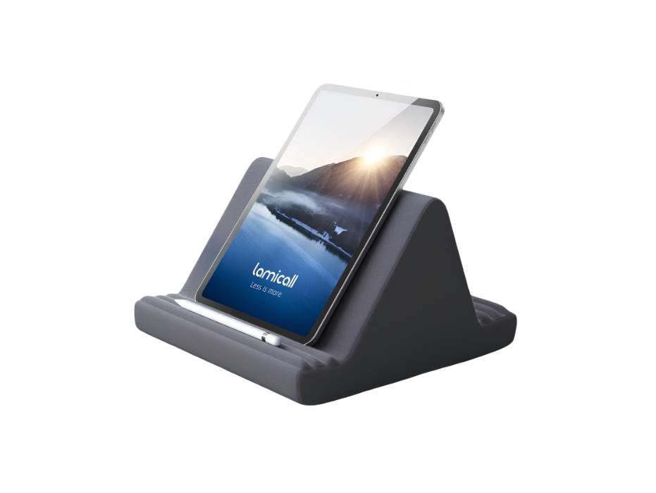Lamicall Tablet Pillow Stand, Soft Pad for Lap Viewing Angles