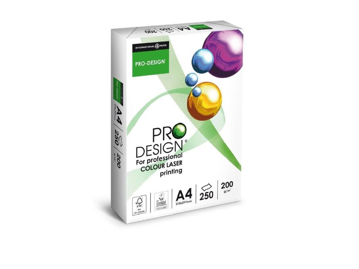 Pro Design Color Laser Copy Paper White A4 Size 200gsm 250Sheets/Ream - Altimus