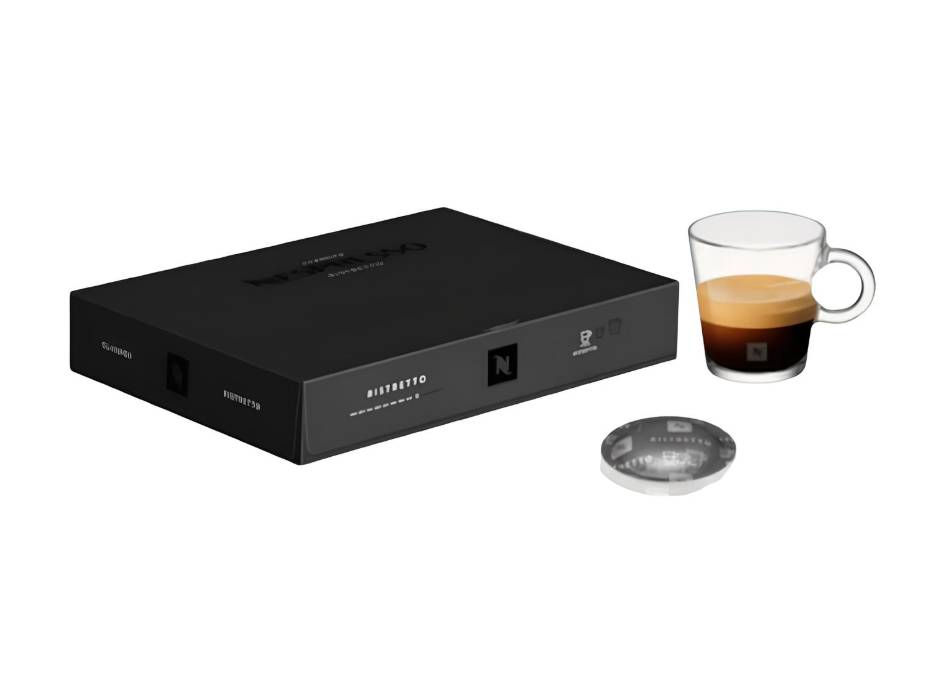 Nespresso Professional Ristretto, Cocoa, Intensely Roasted, Intensity 9, 50 Capsules/Box