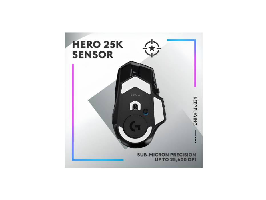 Logitech G502 X PLUS LIGHTSPEED Wireless RGB Gaming Mouse