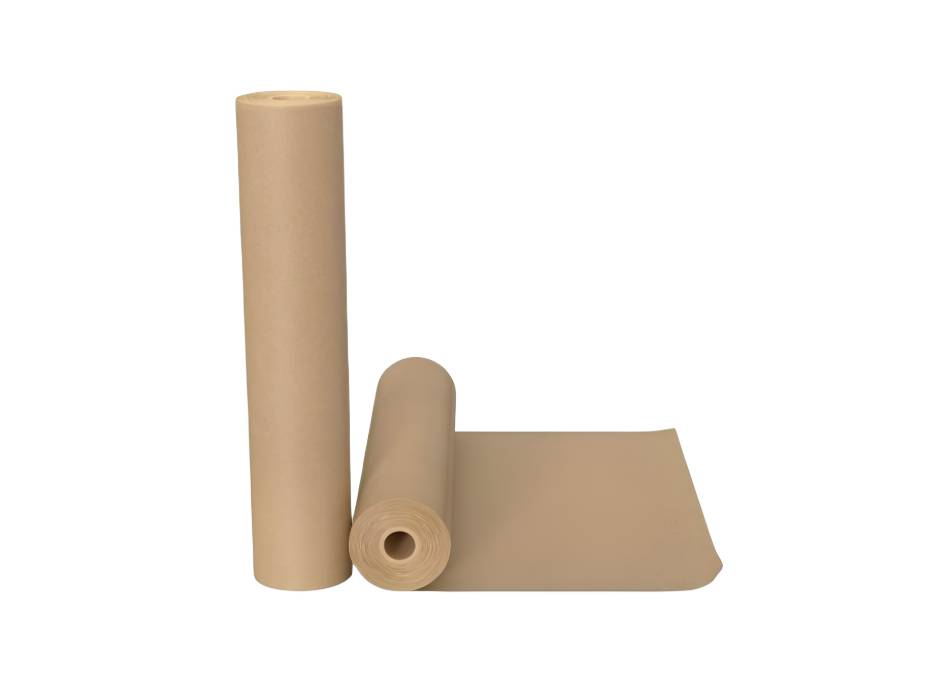 Premify Brown Kraft Paper Roll (44cm X 35m) 80GSM | Biodegradable Recycled Material - Arts & Crafts Gift