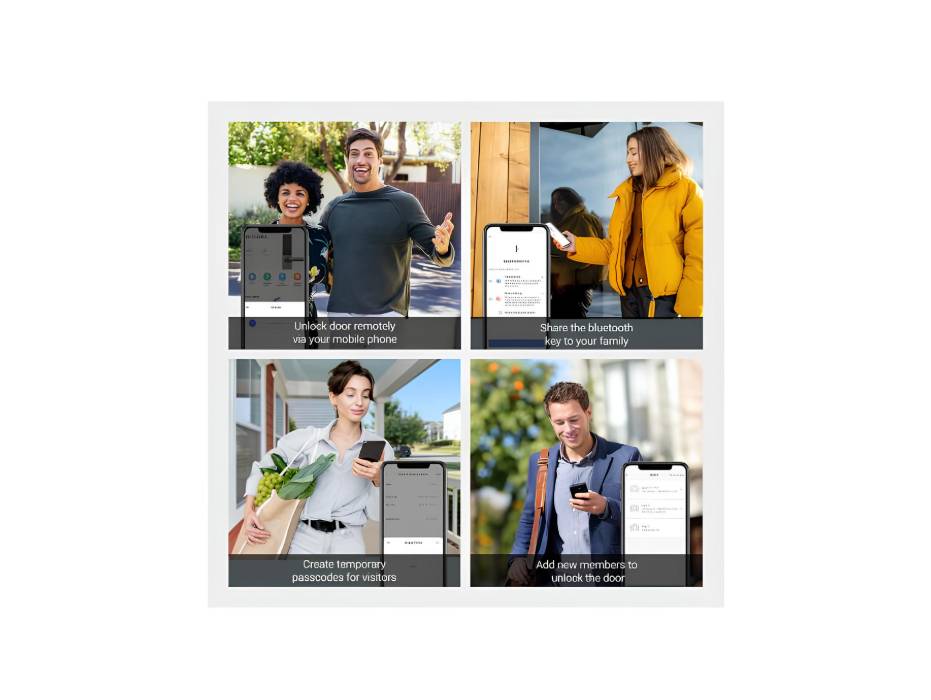 EZVIZ Smart Lock DL05, 7-in-1 Keyless Entry Door Lock, with Fingerprint Access – Secure Keyless Entry, Instant Alerts, Child Safety Privacy Control 5085