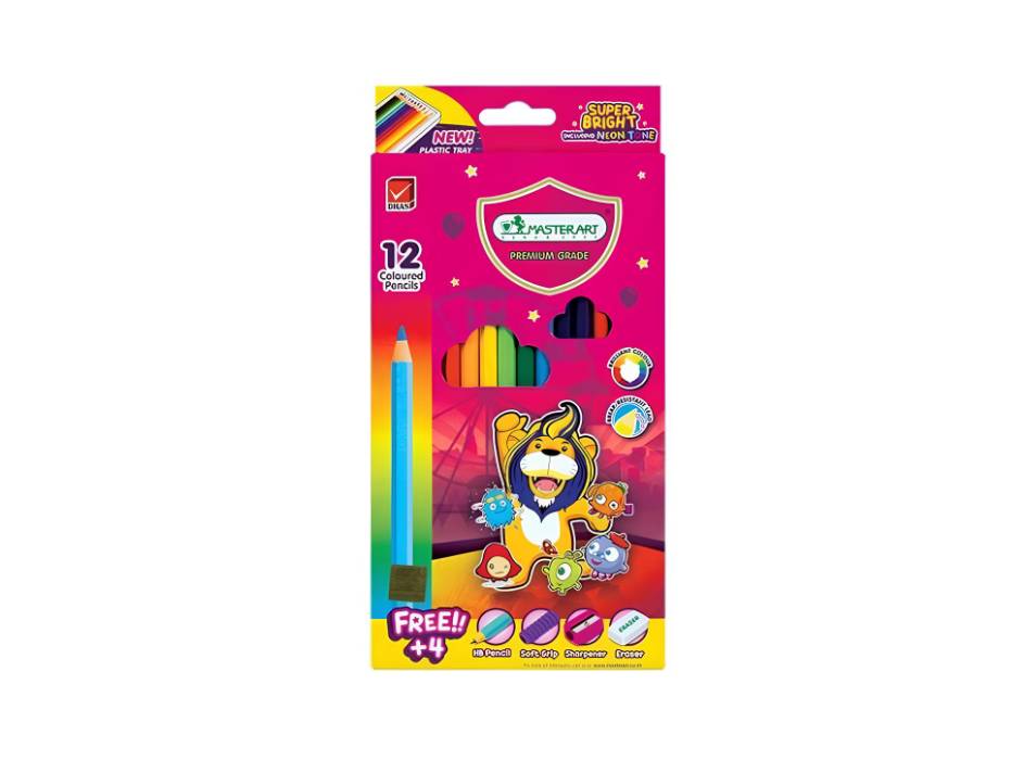 Masterart Multicolor Pencil, 12 Pcs/Pack (273156)