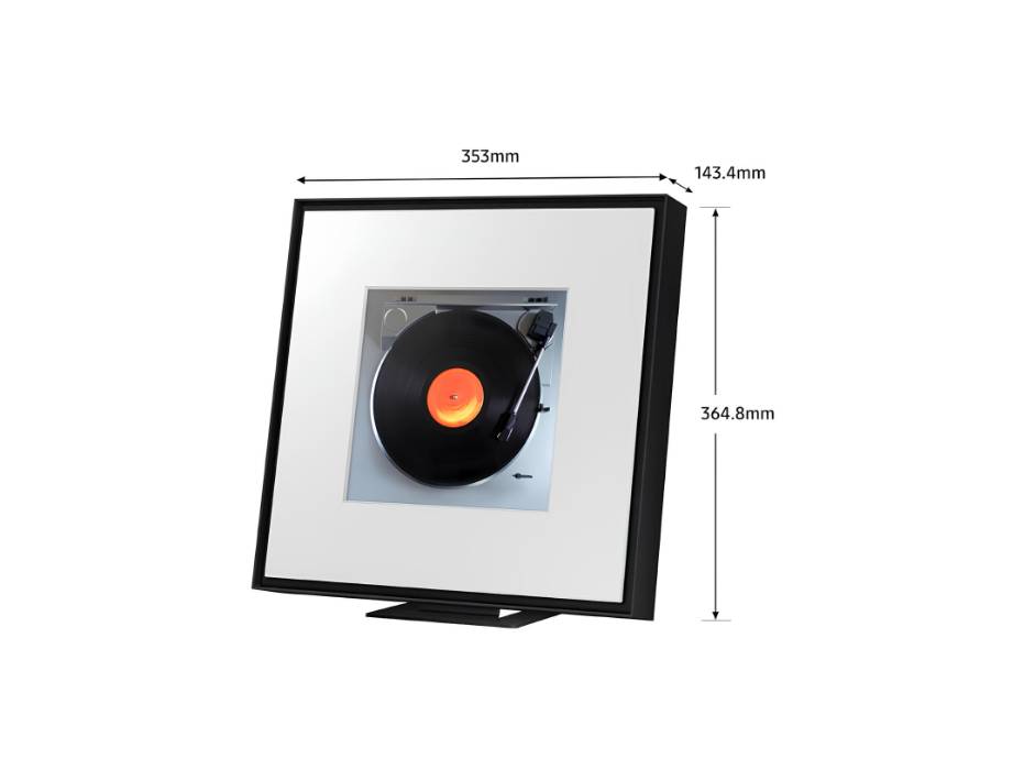 Samsung Music Frame, LS60D, 2 ch, Wireless Speaker, Q Symphony, Dolby Atmos, Photo Frame, Built in Voice Assistant, HW-LS60D