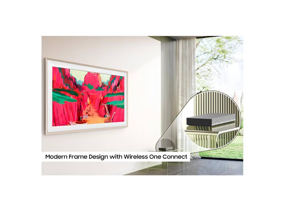 Samsung 85 Inch The Frame Pro TV, LS03FW, 4K, Modern Frame Design, Art Mode, Artful Picture Quality with Neo QLED, Smart TV, QA85LS03FWUXZN