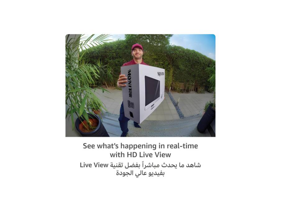 Ring Battery Video Doorbell Plus | Wireless Video Doorbell Camera with 1536p HD Video, Head-To-Toe View, Color Night Vision, Wifi
