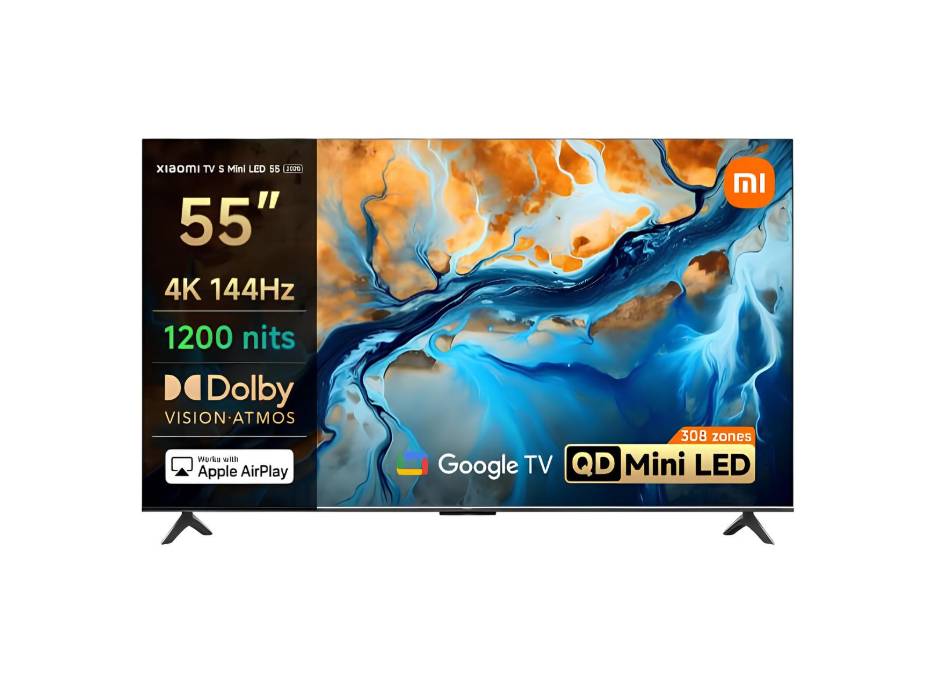 Xiaomi TV S Mini LED 55" 2025, 4K 144Hz QD-Mini LED, Smart TV