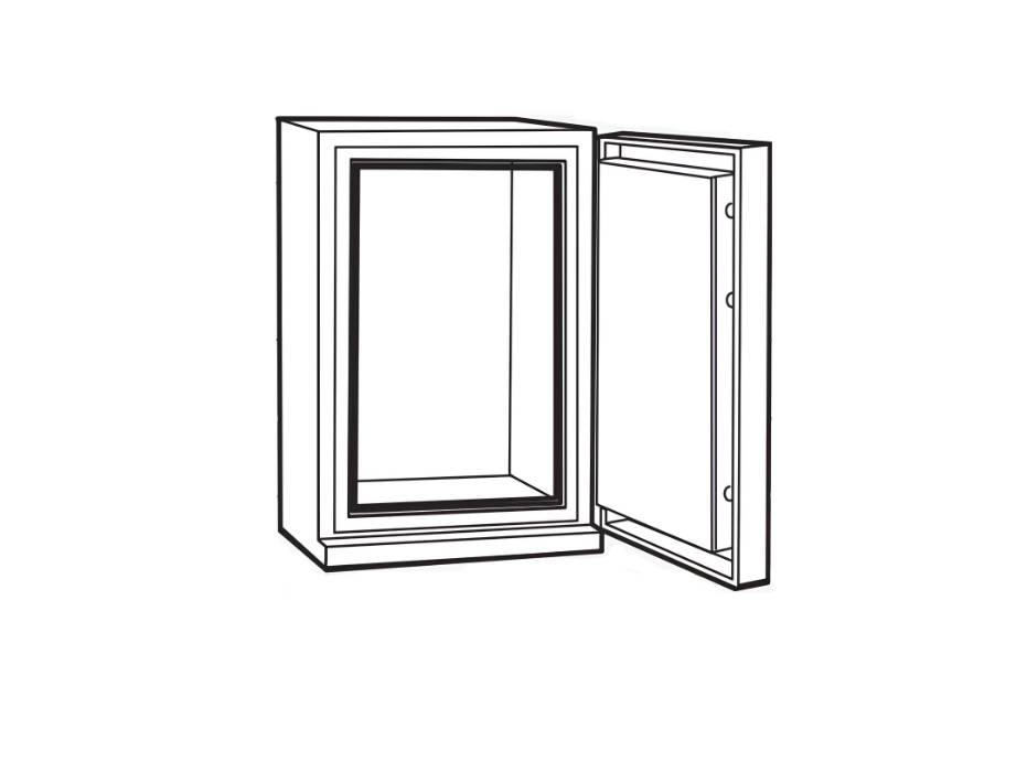 Fichet Bauche Diva Data Cabinet Grade S2, Model 150, 167 Liters and 395kg with Keylock