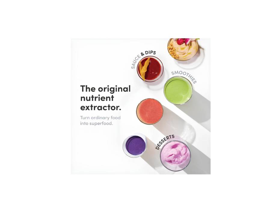 NutriBullet 900 Watts, 9 Piece Set, Multi-Function High Speed Blender, Mixer System with Nutrient Extractor, Smoothie Maker