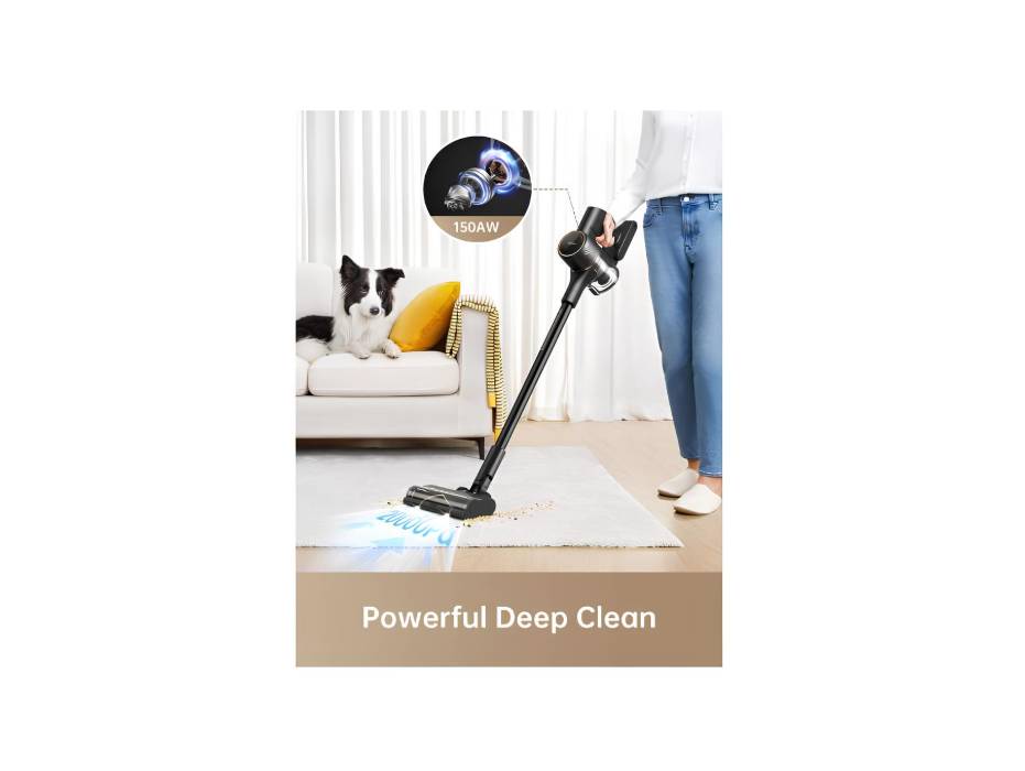 Dreame R10 Pro Cordless Vacuum Cleaner, 65-Min Long Runtime, 150AW Powerful Suction, Lightweight Stick Vacuum for Carpet, Hard Floor