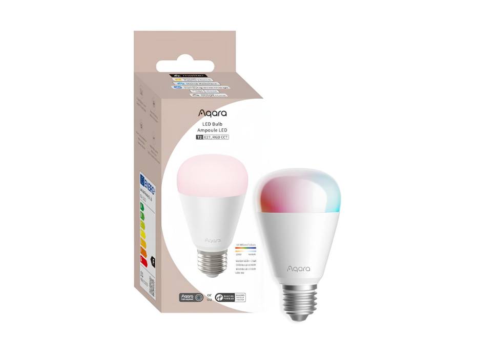 Aqara Smart LED Light Bulb T2 (E27, RGB CCT)  75W - Tunable White