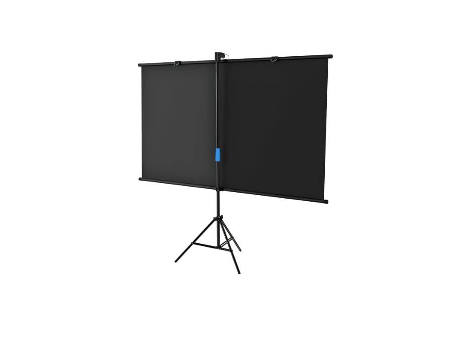 CRONY 120 inch projector screen with stand, HD, Portable