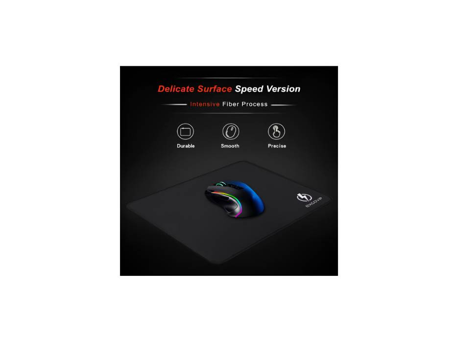 Excovip 8767, Gaming Mouse Pad, 260 x 210mm, Black