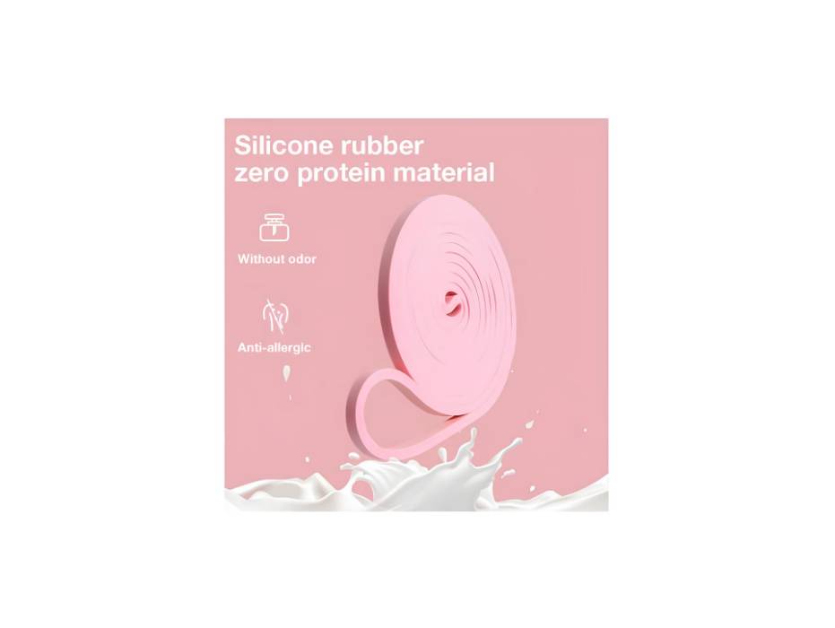 Agnite ER251-PK 15-Pound Elastic Resistance Band (2080x4.5x6.4mm, Pink) – Boost Strength & Flexibility with Premium Resistance