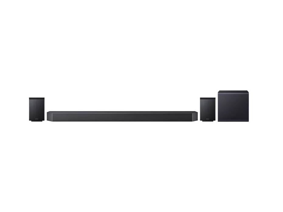 Samsung Q-series Soundbar, Q990F, 11.1.4 ch, Subwoofer & Rear Speaker, True 11.1.4ch Full Surround, Wireless Dolby Atmos, Q-Symphony, SpaceFit Sound Pro, HW-Q990F/ZN