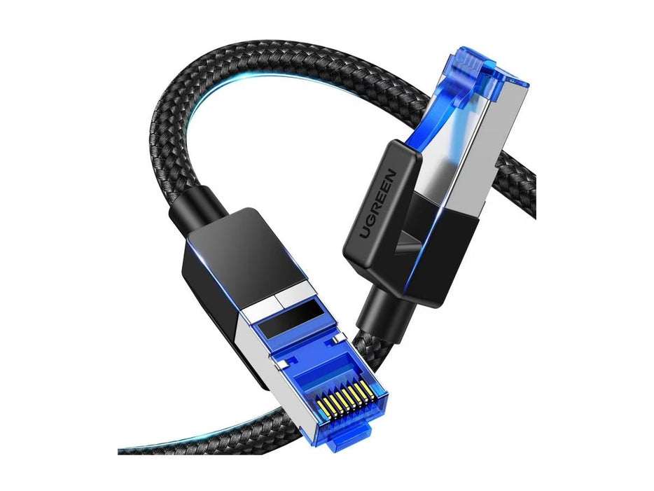 UGREEN Ethernet Cat 8 Gigabit High-Speed 40Gbps RJ45, Braided Double Shielded Ethernet Cable - 20meter