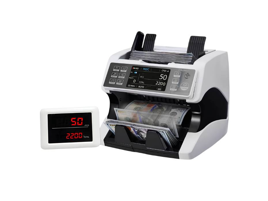 CRONY Banknote Verifiers AL-920 high quality Dual Multi-Currency Value Counter machine Money Counter