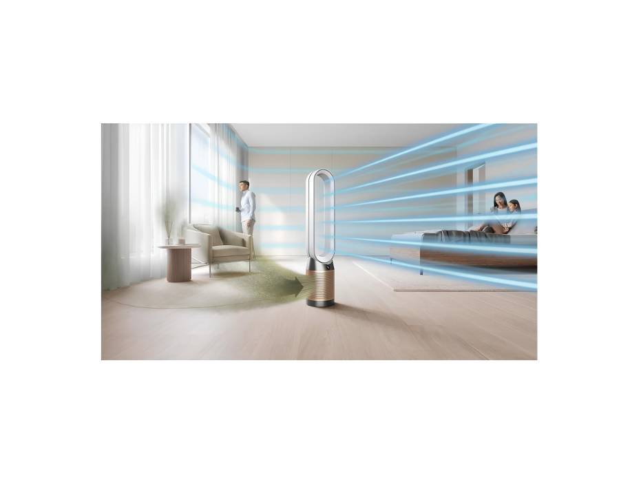 Dyson Purifier Cool Formaldehyde Purifying Fan, TP09, White/ Gold