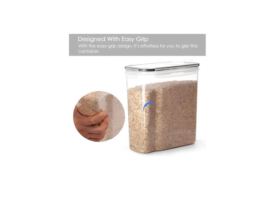 Airtight Food Storage Container 4 Liters, Set of 4