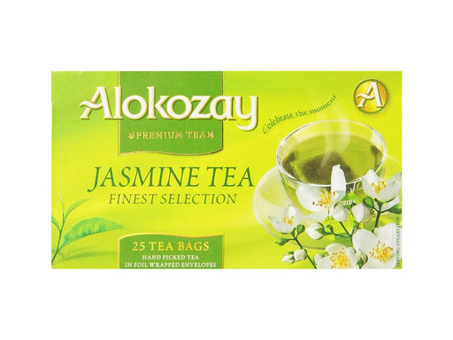 Alokozay Jasmine Green Tea - 25 Tea Bags in Foil Wrapped - Altimus